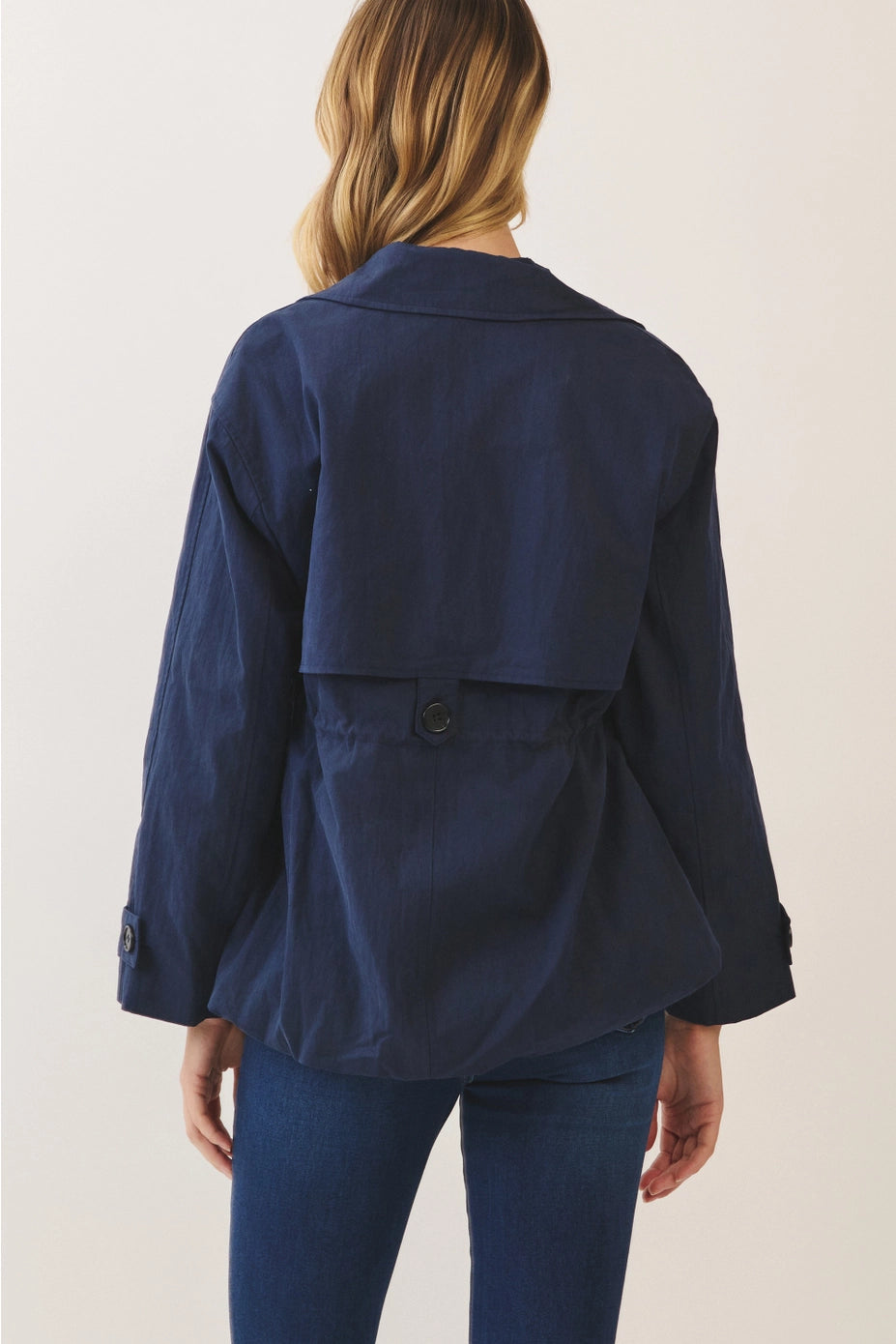 Oliver Trench Coat- Navy