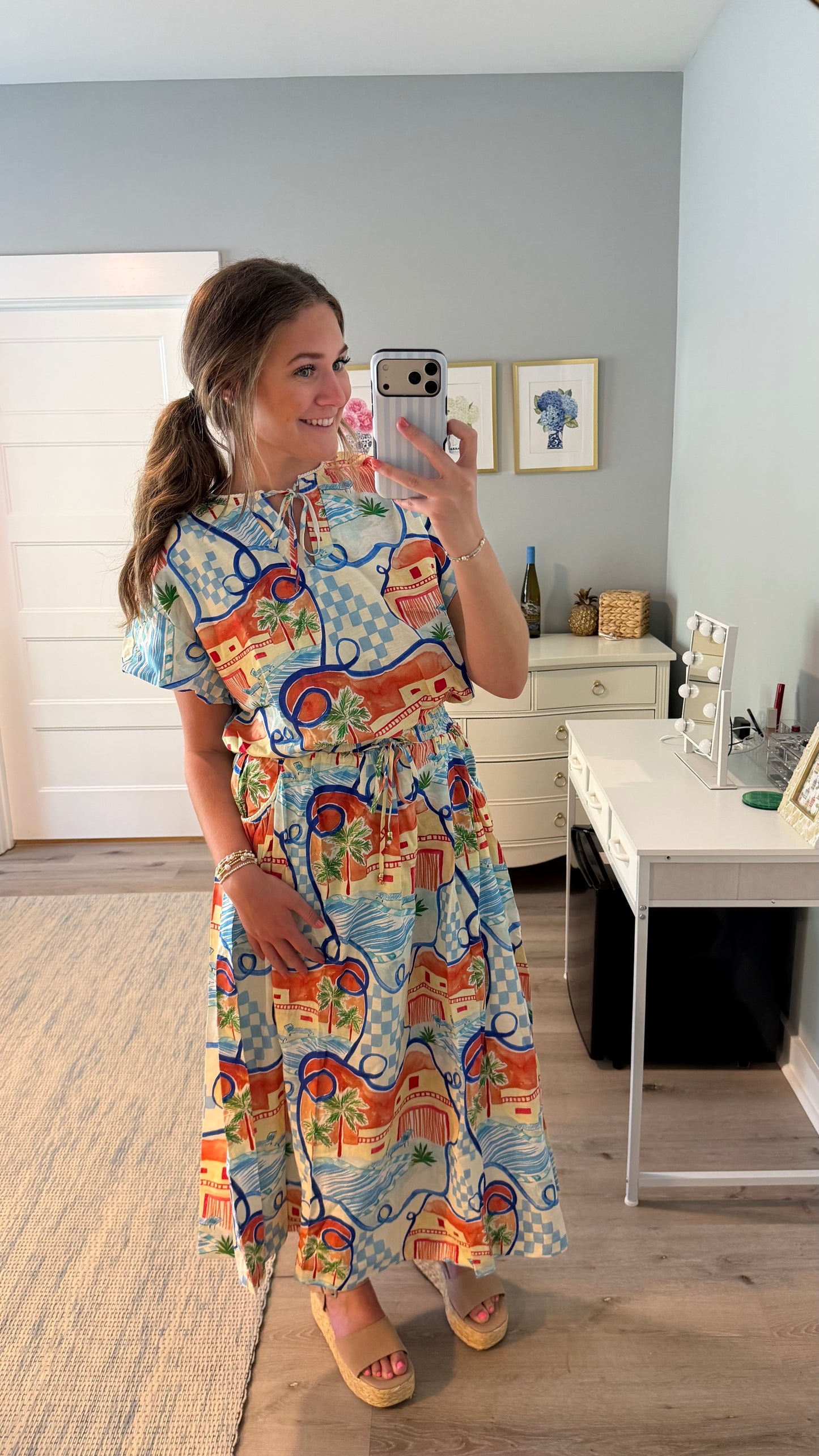 Island Time Midi Skirt