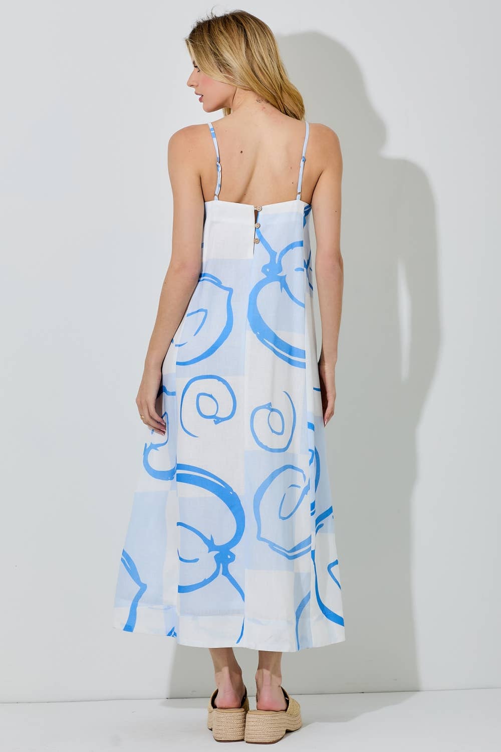 Villa Maxi Dress- Blue