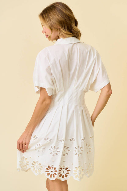 Scallop Mini Dress