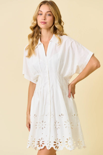 Scallop Mini Dress