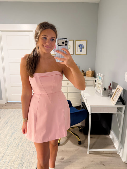 Juliet Mini Dress -Pink