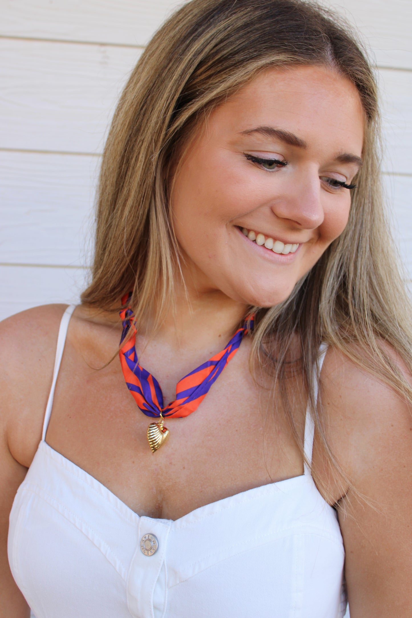 Scarf Charm Necklace