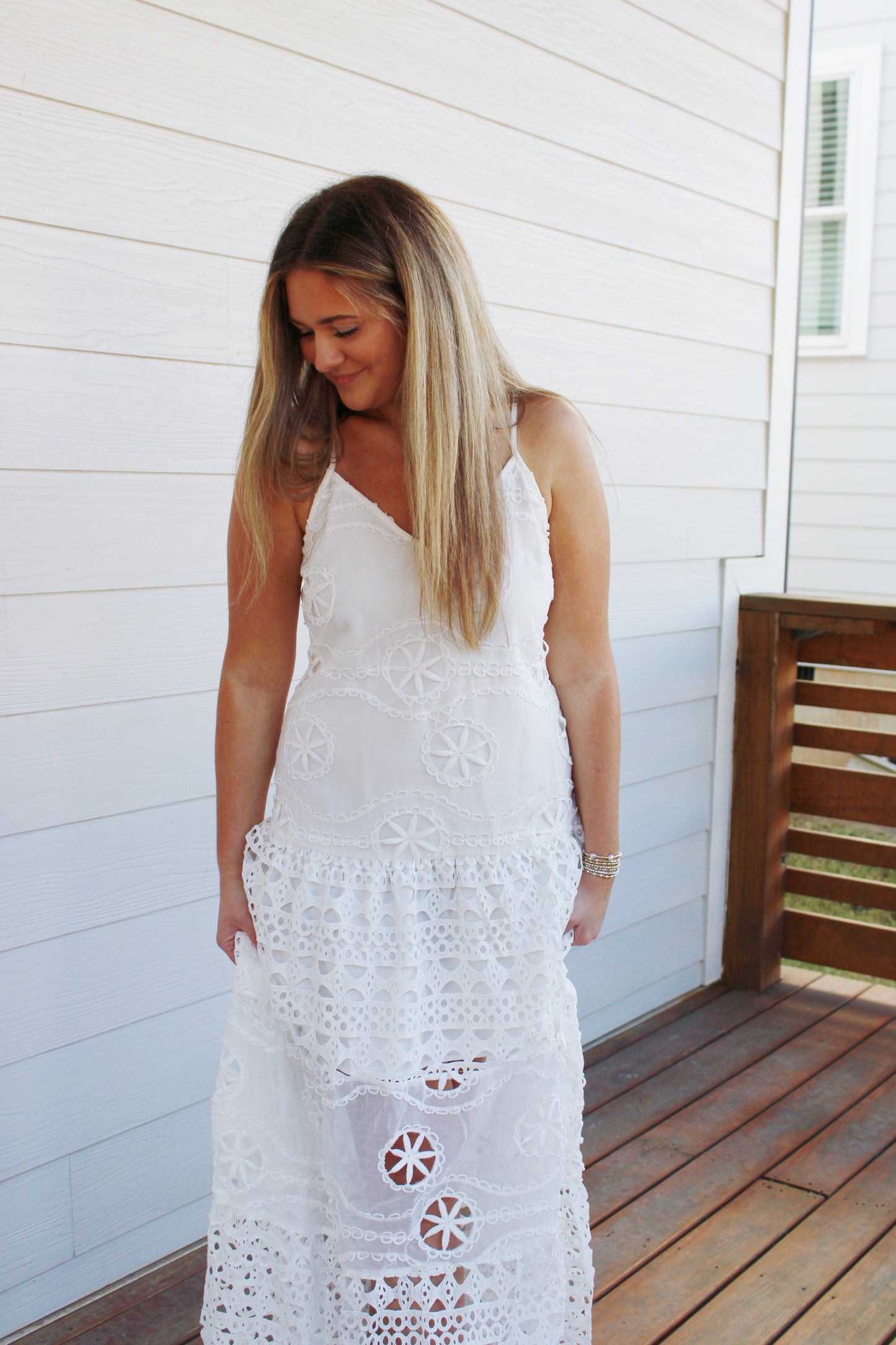 Grace Maxi Dress -White