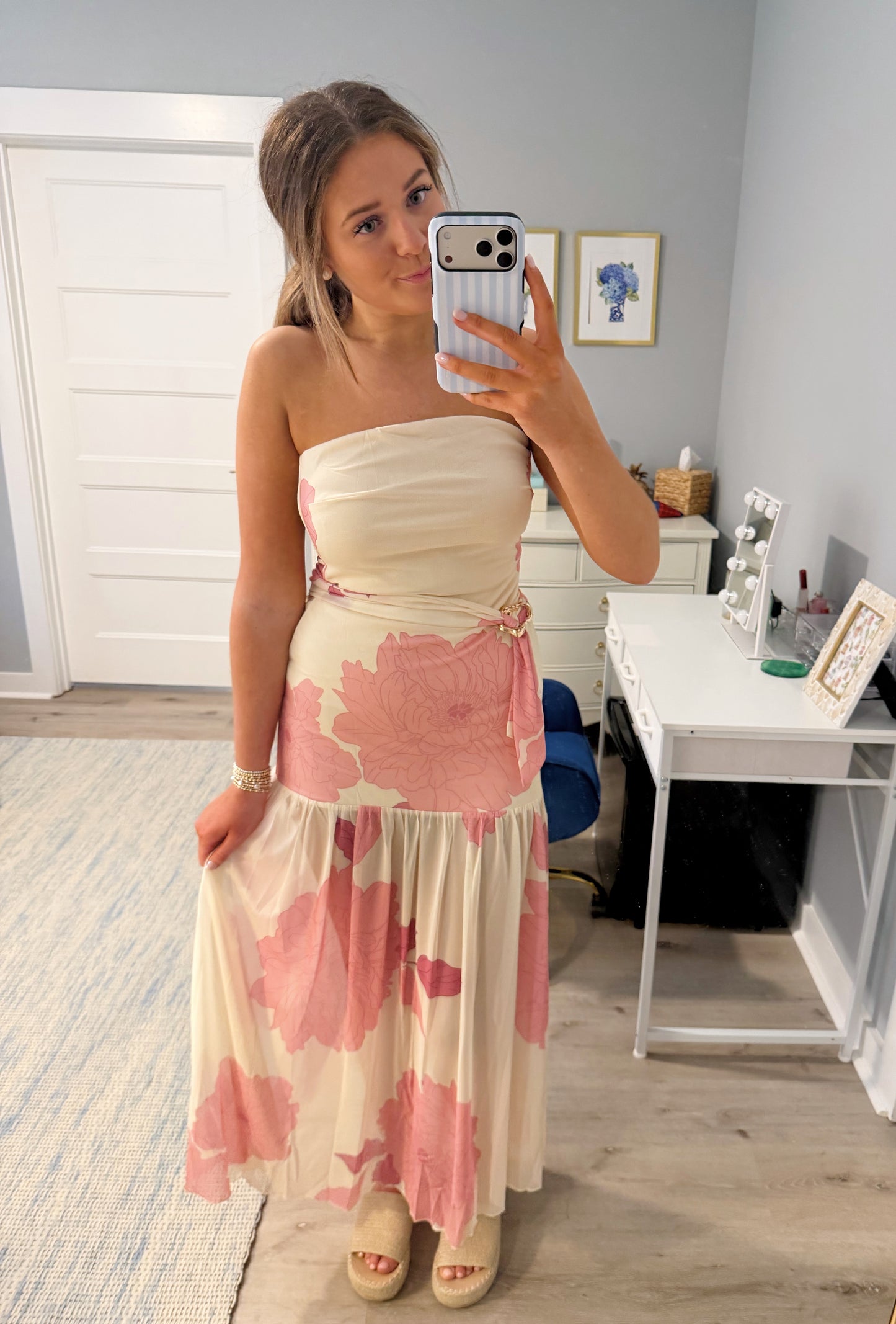 Pink Beachy Maxi Dress