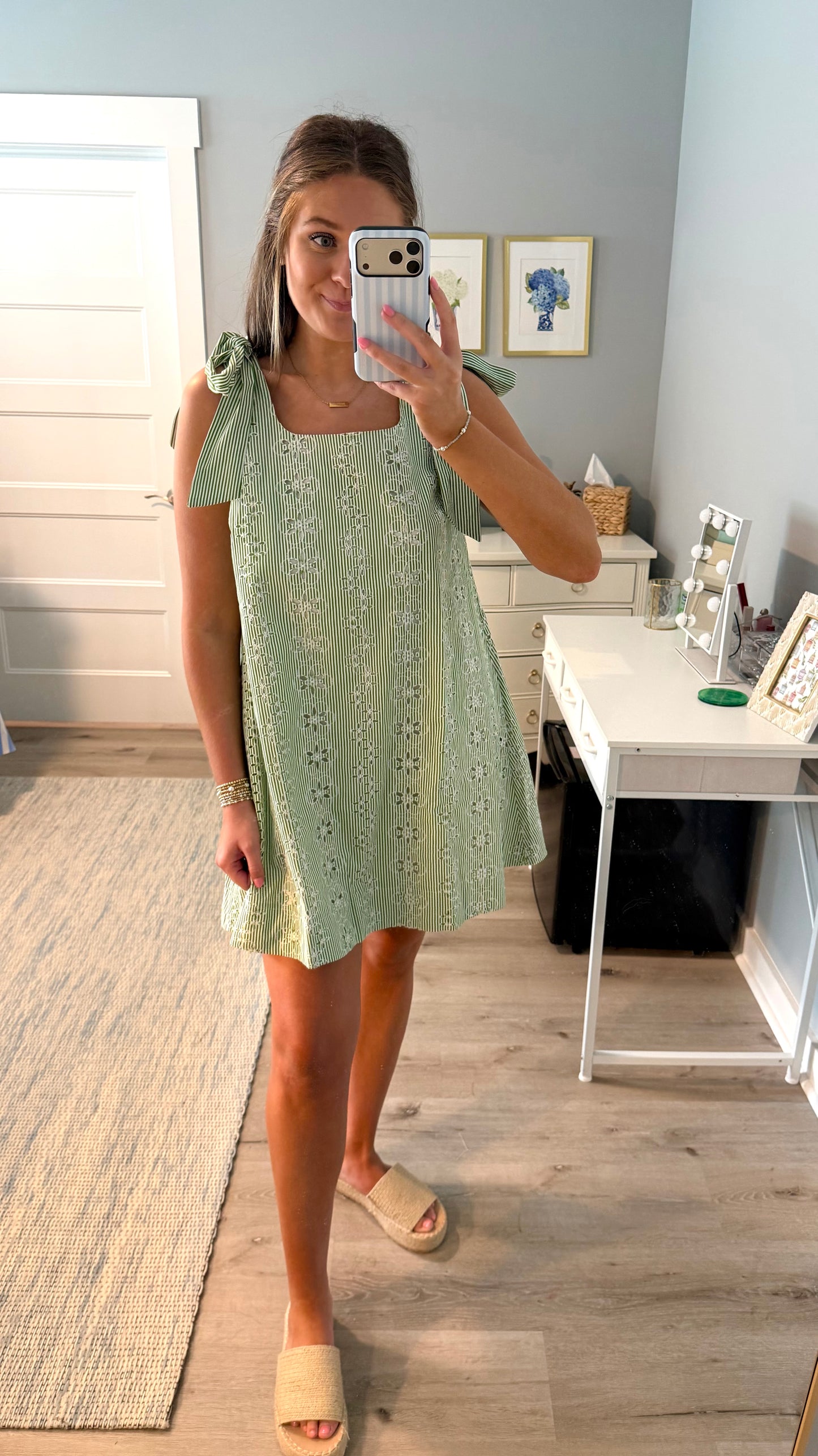Harbor Striped Mini - Green
