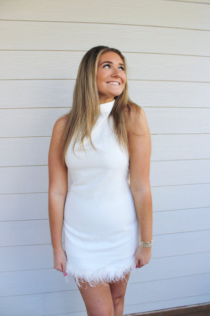 Elevated Open Back Mini -White