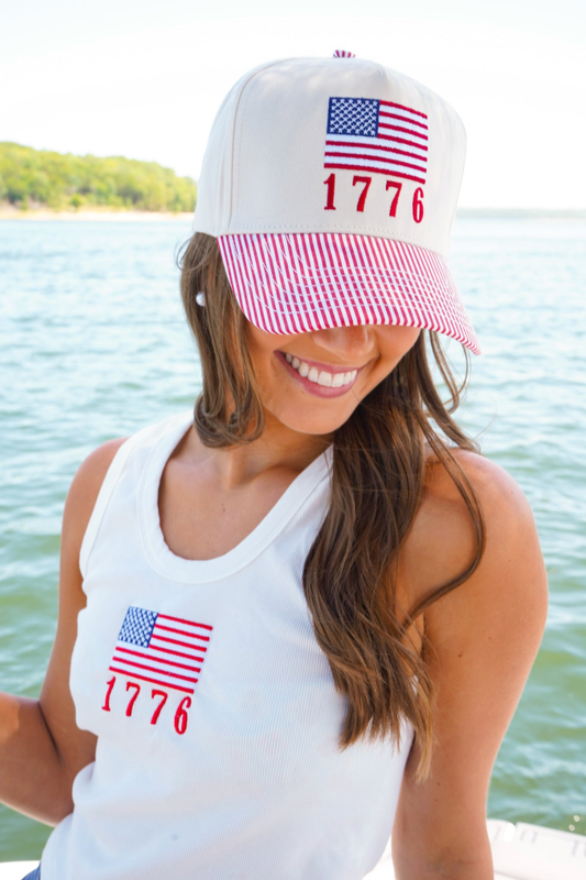 1776 American Flag Hat