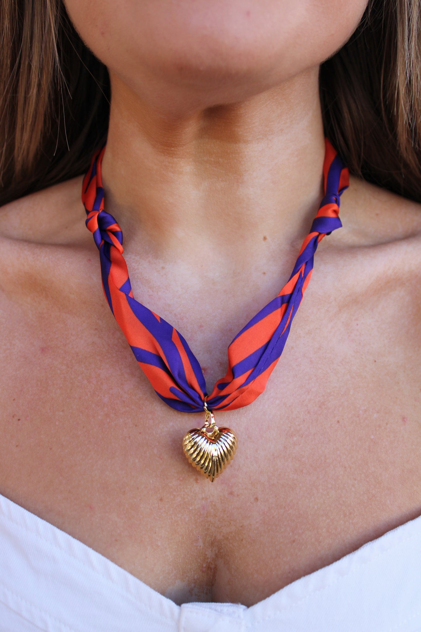 Scarf Charm Necklace