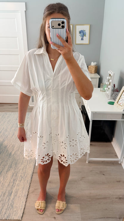 Scallop Mini Dress