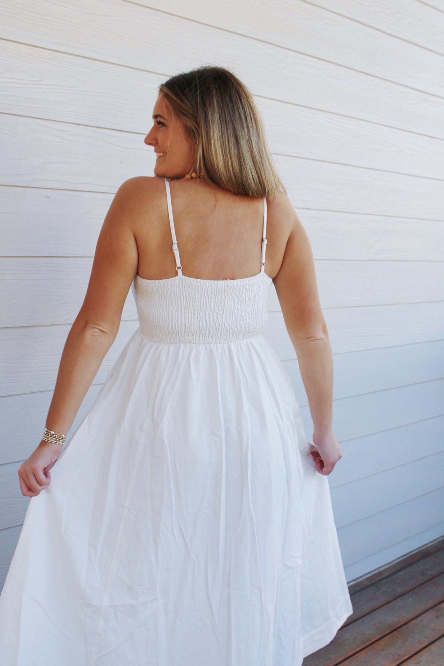 Grace Maxi Dress -White