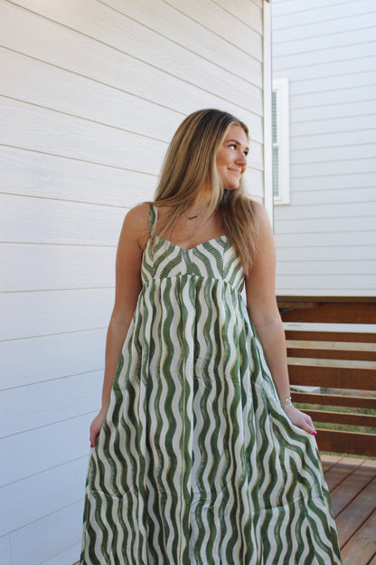 Wendy Satin Midi Dress