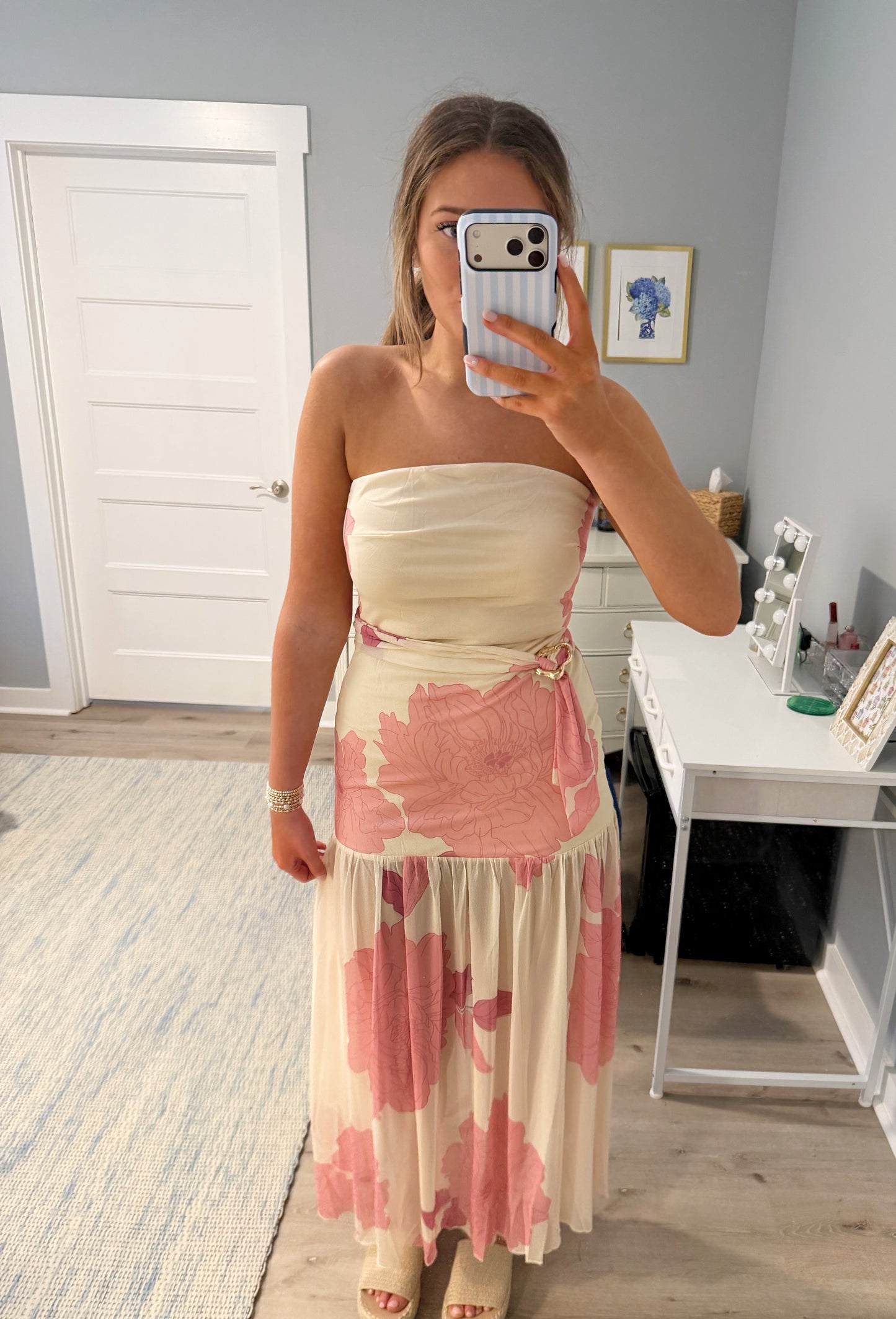 Pink Beachy Maxi Dress