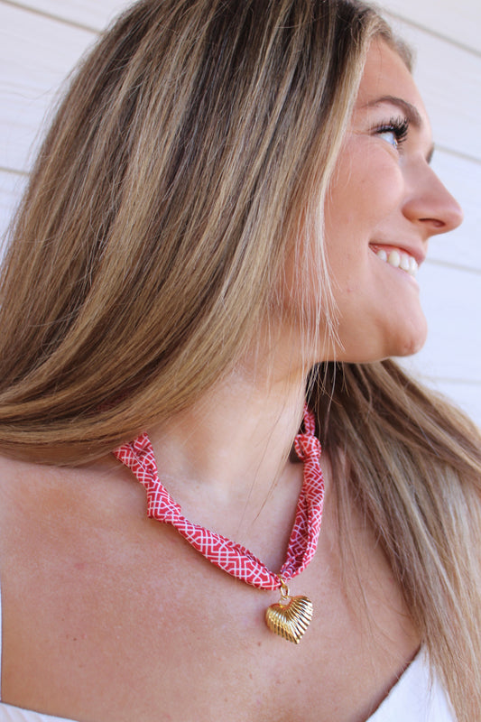 Scarf Charm Necklace