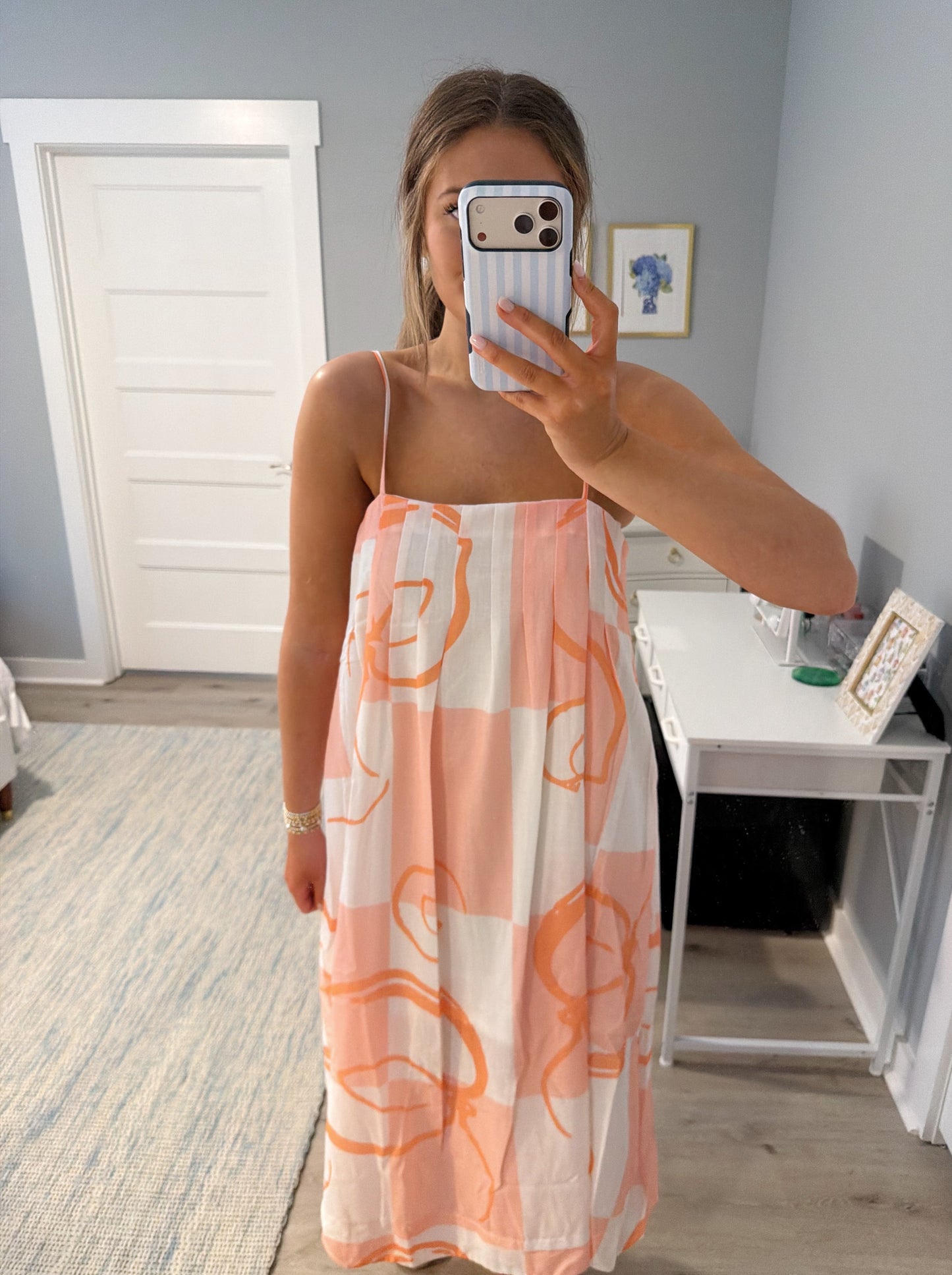 Villa Maxi Dress- Peach
