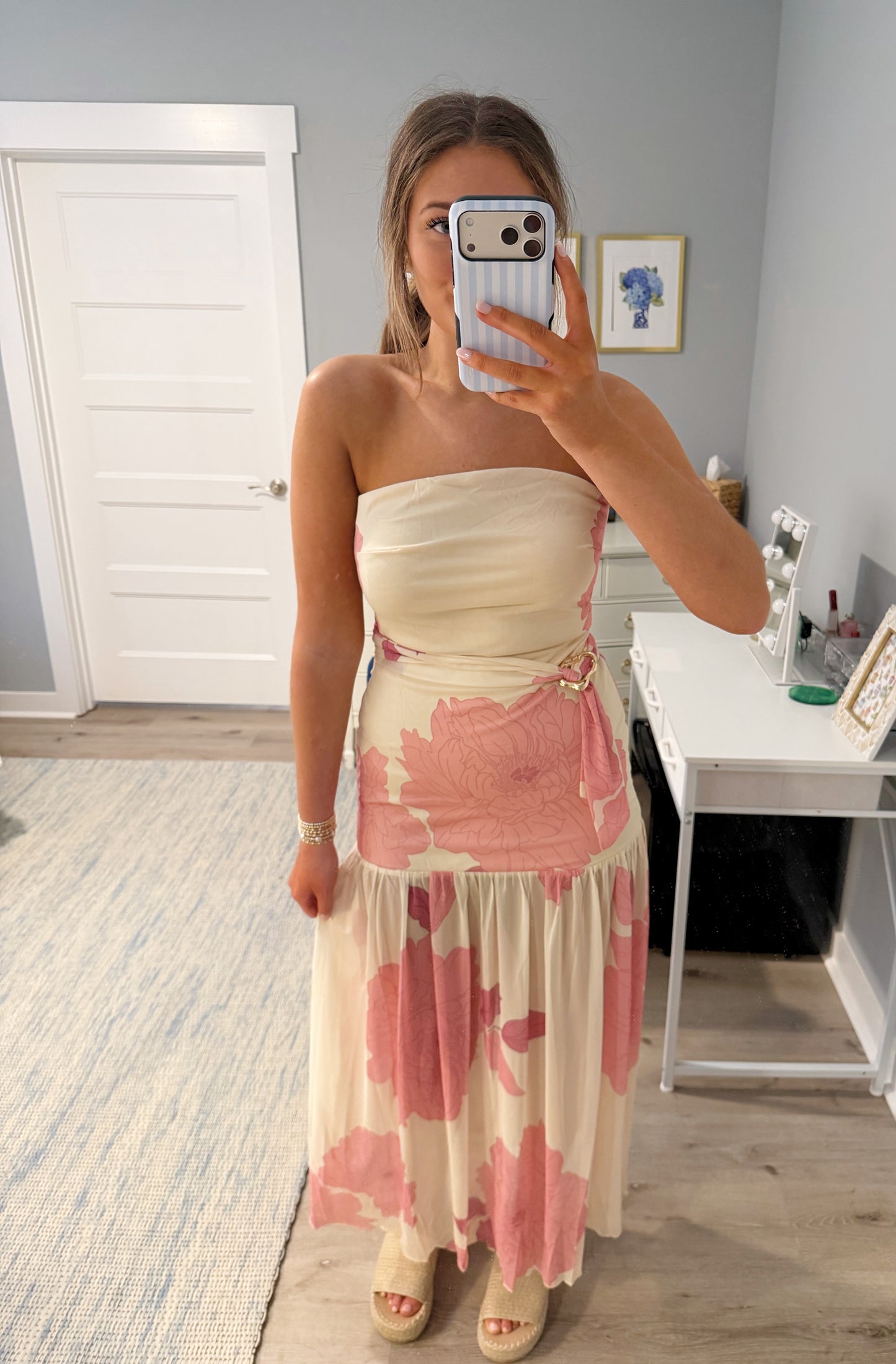 Pink Beachy Maxi Dress