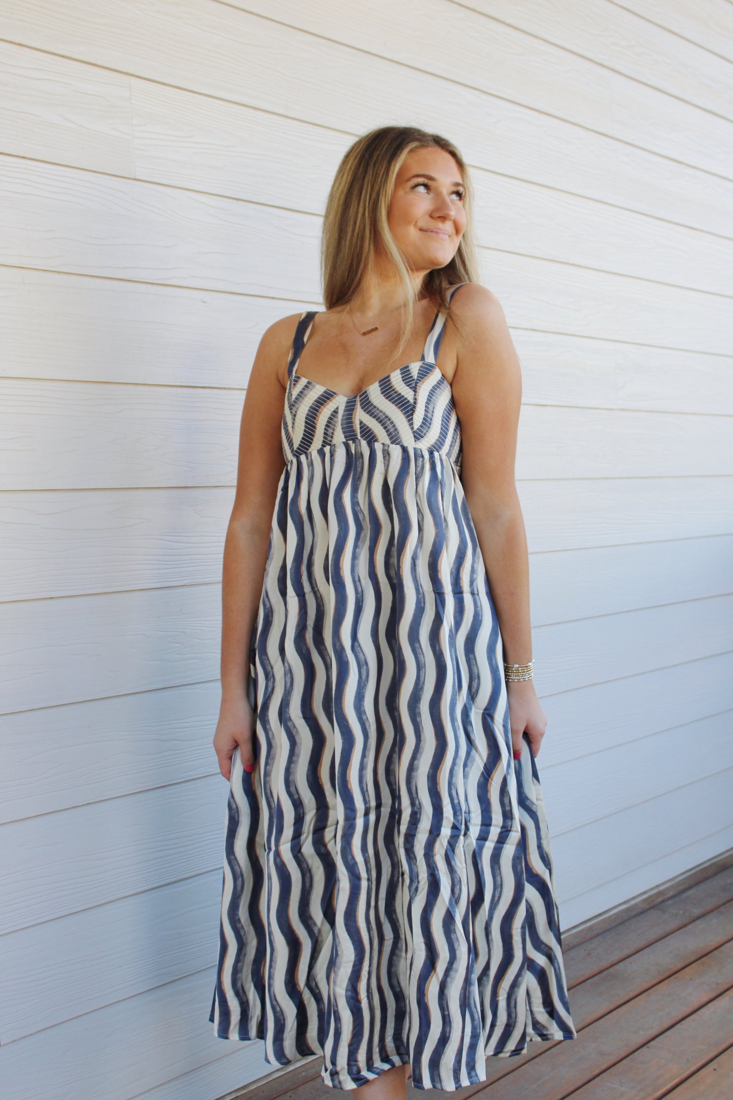 Wendy Satin Midi Dress