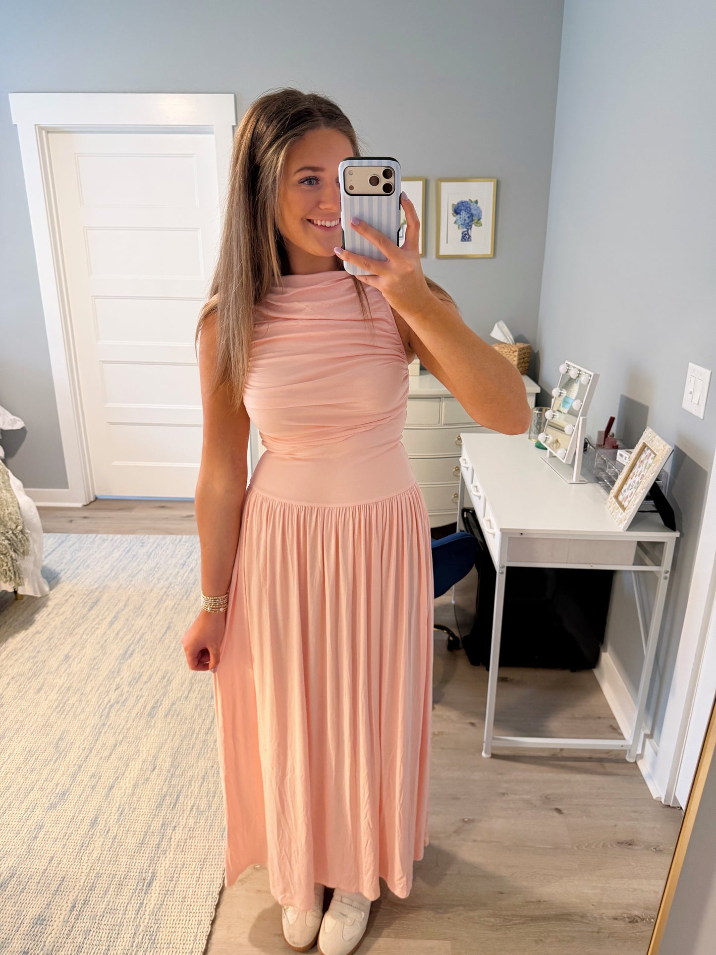 Riley Maxi Dress -Pink