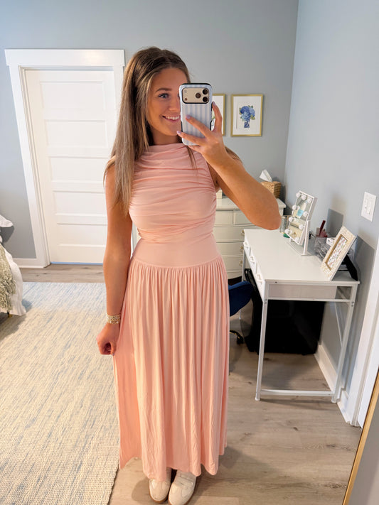 Riley Maxi Dress -Pink