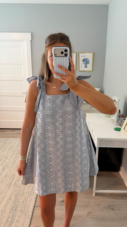 Harbor Stripe Mini - Navy
