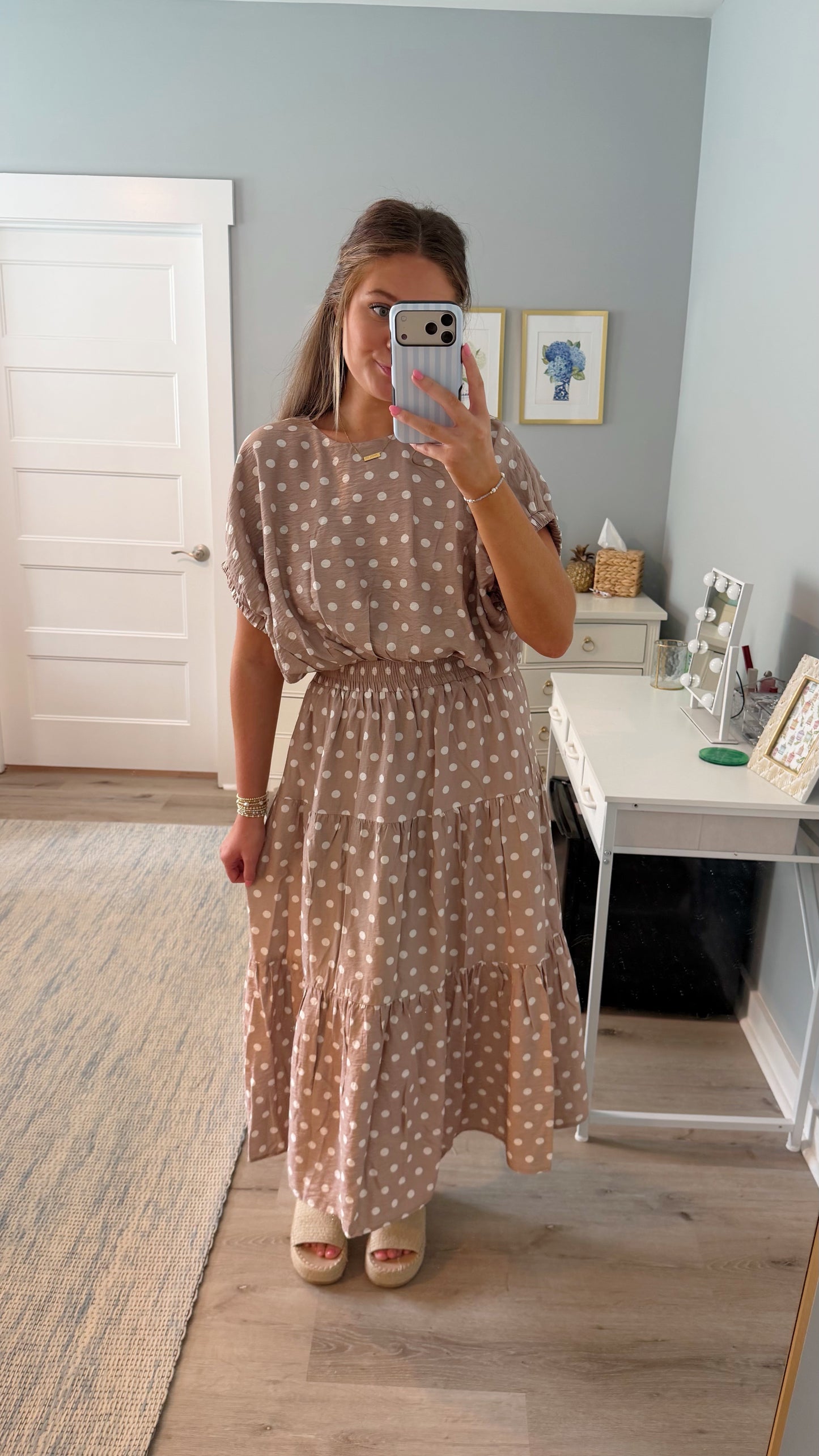 Sally Polka Dot Top