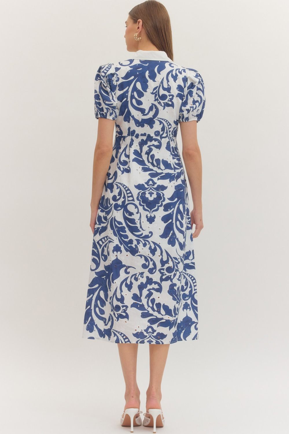 Blue Skies Midi Dress