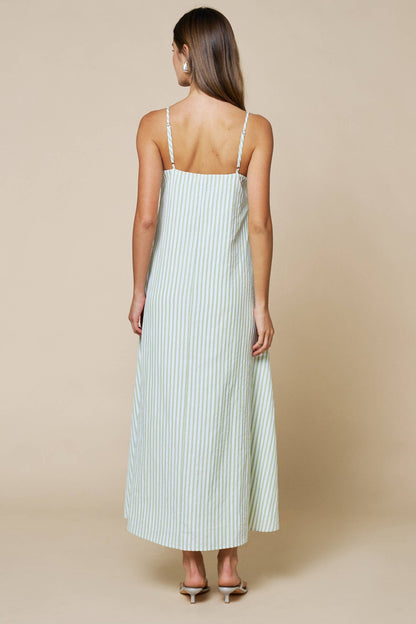 Green Stripe Maxi