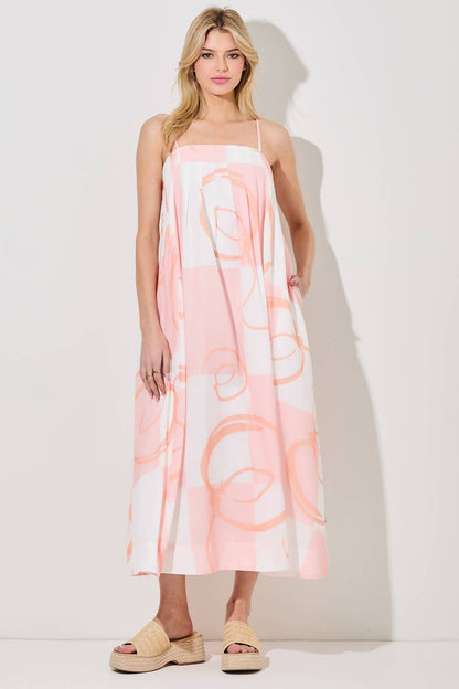 Villa Maxi Dress- Peach